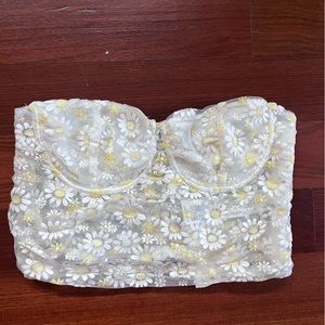 Zara daisy tube top